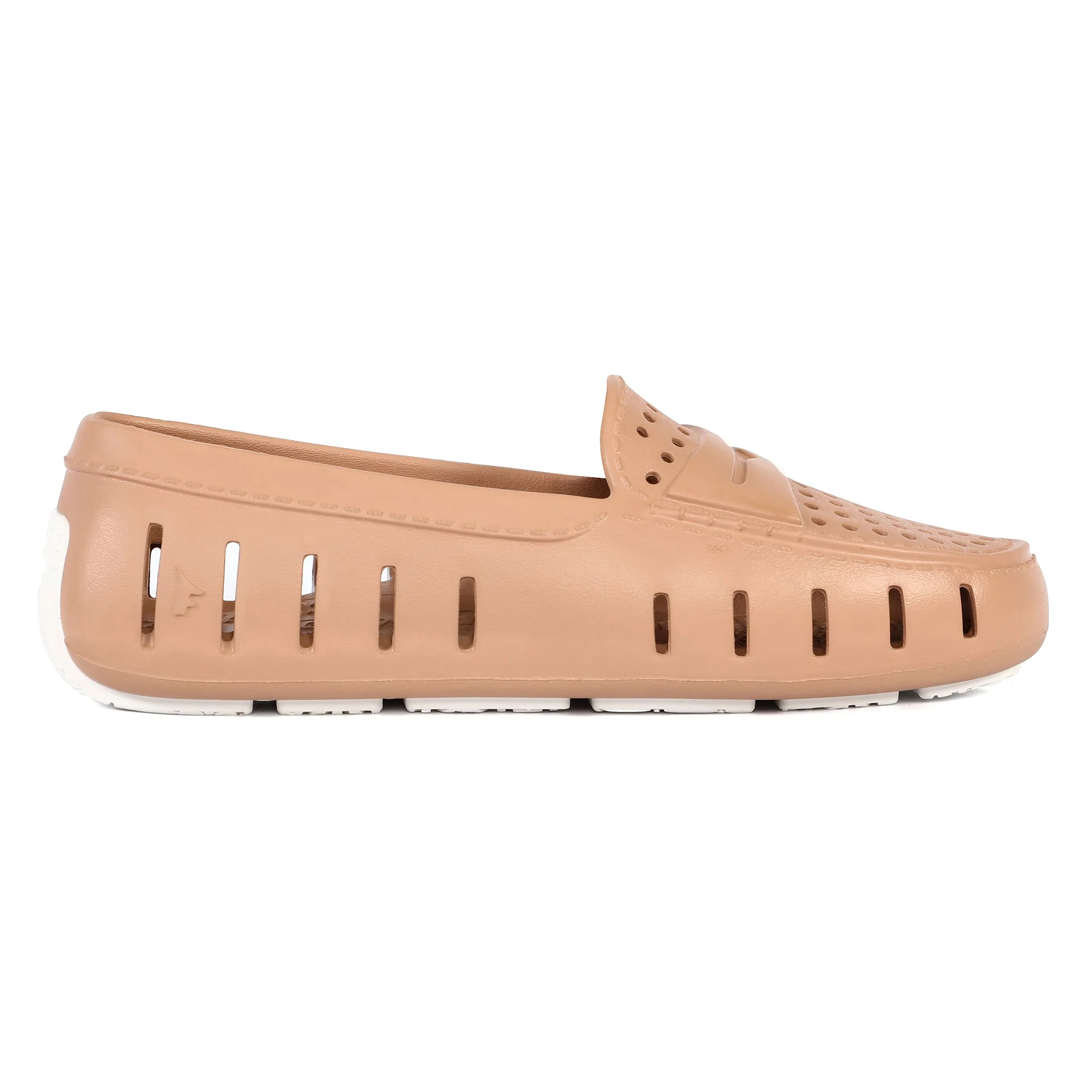 TAN/BRIGHT WHITE POSH - FINAL SALE